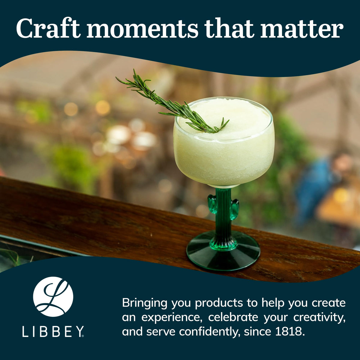 Libbey Cactus Stemed 4 / 4 Count (Pack of 1) / Cactus Margarita Glasses