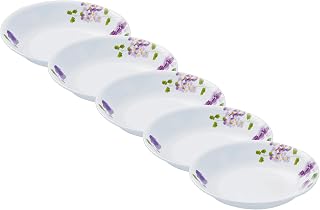 Corelle CP-1543 J413-VM Small Plate, Violet Mist, Small Deep Plate, Set of 5