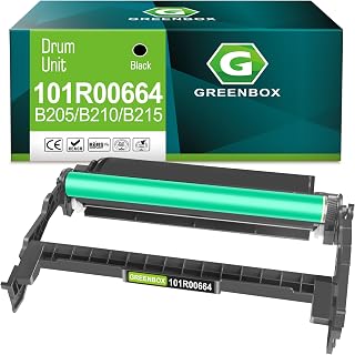 GREENBOX 101R00664 Drum Unit for B205 B210 B215 MFP B205NI Printer, 1 Black | B205 B210 B215 Black Drum Cartridge, Replacement for Phaser B205 B210 B215 MFP B205NI B210DNI B215DNI Printer