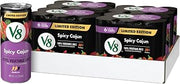V8 Spicy Cajun 100% Vegetable Juice, 8 fl oz Can (24 Pack)