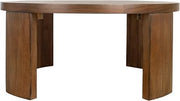 Londyn Round Coffee Table - Rustic Walnut