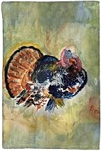 Betsydrake KT1165 16 x 25 in. Colorful Turkey Kitchen Towel