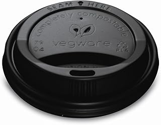 Vegware 8 oz Hot Cup Lid - 1000/Case