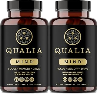 Qualia Mind | Nootropic for Focus, Executive Function & Peak Performance | For peak performers: sharpens focus, drive & executive function; 21 nootropic nutrients; no crash, no proprietary blends