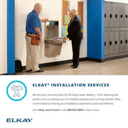 Wall Mount Mechanical Activation ADA Cooler Non-Filtered Non-refrigerated Stainless by Elkay – Stainless Steel, Model LVRCHDTLDDSC