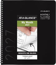 AT-A-GLANCE 2027 Planner, Monthly, 9" x 11", Contemporary Lite, Black (7026XL0527)