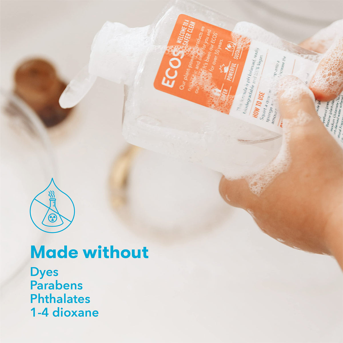 ECOS Natural Pear / 25 Fl Oz (Pack of 2) / 2 Dish Soap