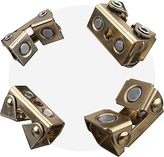 Strong Hand Tools Magnetic V-Pads Kit, Magnets On Both Pad Face & Bottom, 4 Piece Kit (XDV4: 2 pcs. 2", Pull Force 12 lbs) (XFV4: 2 pcs. 2.2", Pull Force 18 lbs), MVDF44