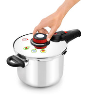 Selecta Stainless Steel Fast Pressure Cooker by Monix – 7.4 Quarts, 7 liters, Stainless steel, Silver, Model M790003