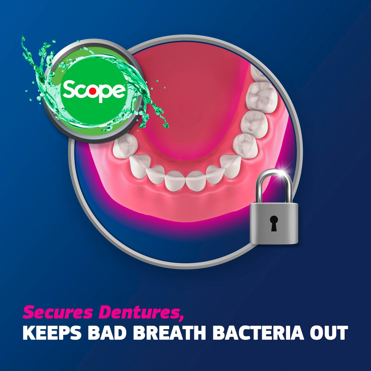Plus Scope Denture Adhesive Cream by Fixodent – 2 Ounce (Pack of 4), Rubber-Based Formulation, blue & green, Pack of 4, Model meige1000hu1936