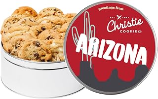 Christie Cookie Co. Christie Cookies, Gourmet Cookie Tin, 18 Classic Assorted Cookies (Arizona)
