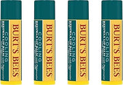 Burt's Bees Cooling Lip Balm w/Peppermint Oil 4 Pack