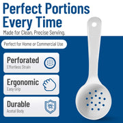 Carlisle FoodService Products 3 Ounces / White / Pack of 1 Cooking Spoons