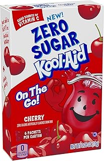 Kool-Aid Sugar-Free Cherry On-The-Go Powdered Drink Mix 6 Count