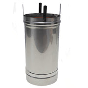 Universal 6" Horizontal Vent Kit - Category III by Mr. Heater – 6 inch fitting, Stainless Steel, Silver, Model F102861