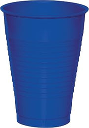 Creative Converting Cobalt Plastic Cup, 16 oz, Blue, 319022