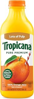 Tropicana Pure Premium 100% Orange Juice Original, Lots of Pulp, 46 fl oz