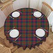 Clan Tennant Tartan Round Tablecloth 60 Inch
