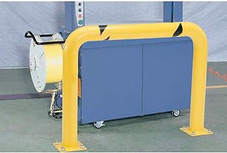 Global Industrial High Profile Machinery Guard, 24"H x 48"L, 4-1/2" Round