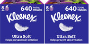 Kleenex White / 80 Tissues (Pack of 16) / Modern Box Tissues