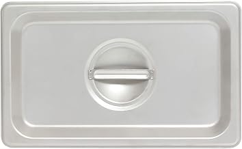 Thunder Group STPA5130C Steam Table Pan Cover 1/3 Size Solid with Handle