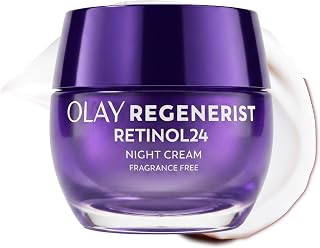 Retinol Night Cream for Women by Olay – 1.7 Fl Oz (Pack of 1), Retinol 24 Night Face Cream, Model Olay