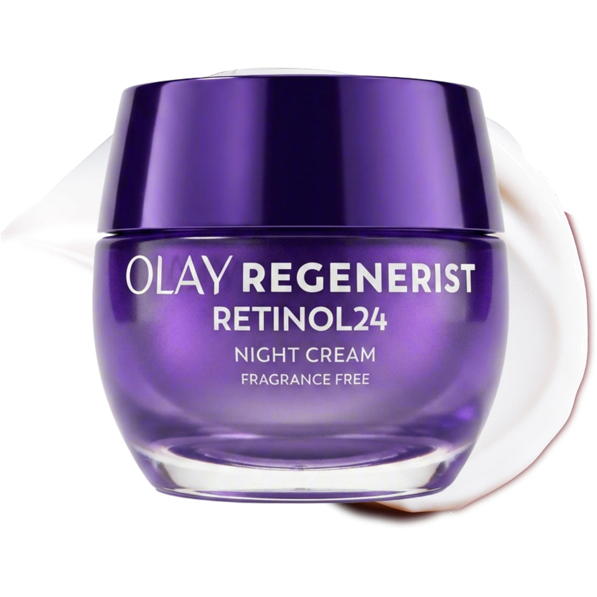 Retinol Night Cream for Women by Olay – 1.7 Fl Oz (Pack of 1), Retinol 24 Night Face Cream, Model Olay