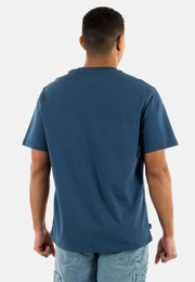 Men's Hampthon Short Sleeve Tee by Timberland – Cotton, Dark Denim
