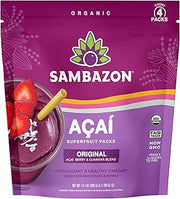 Sambazon Fruit Acai Original Blend Organic 4 Count, 14.1 Ounce