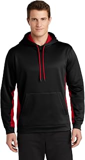 SPORT-TEK Unisex Sport-Wick Fleece Colorblock Hooded Pullover
