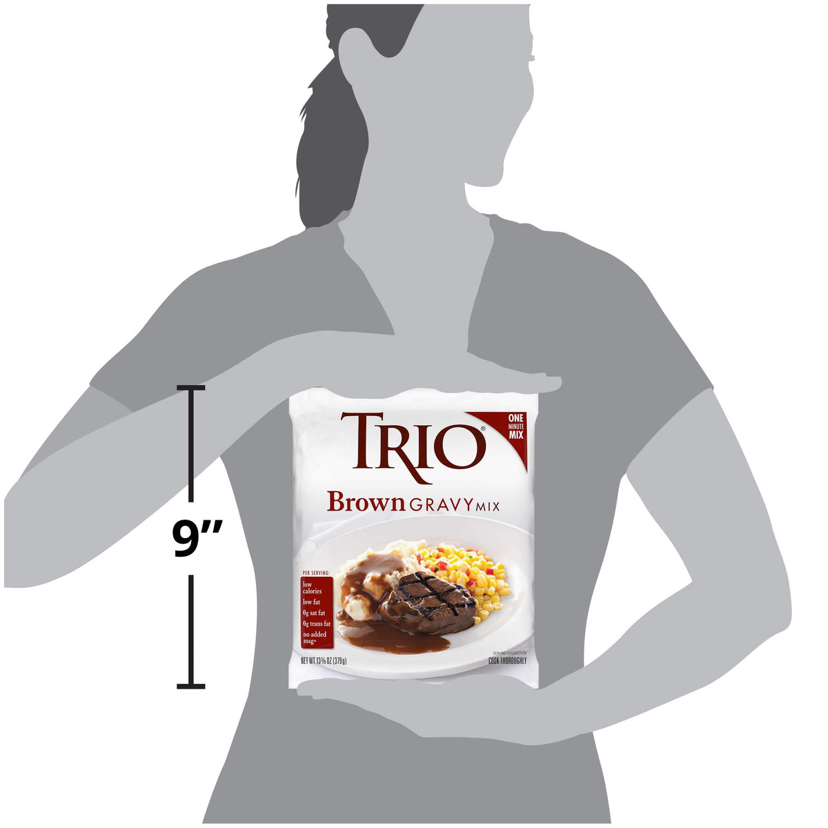 Nestle Brown Gravy Mix by Trio – 20.6 x 16.4 x 33.2 cm, Pack of 8, Model 10050000382733