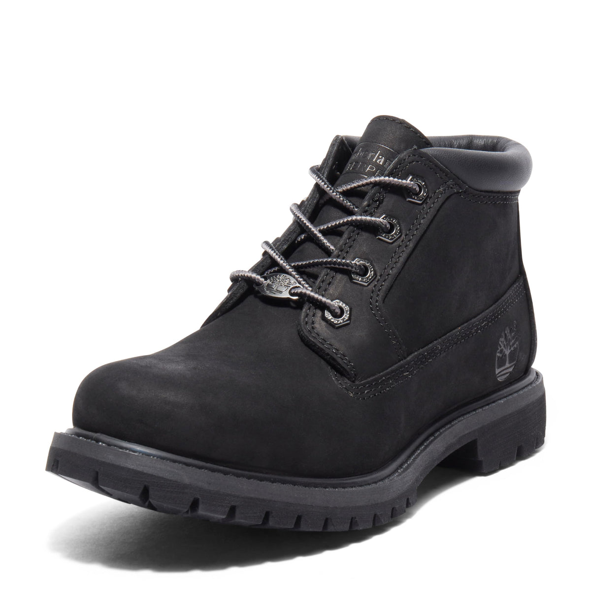 Women's Nellie Waterproof Chukka Boot by Timberland – 11, Leather, Black Nubuck