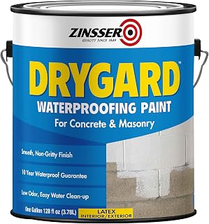 Zinsser 272170 Drygard Waterproofing Paint, White, 1 Gal