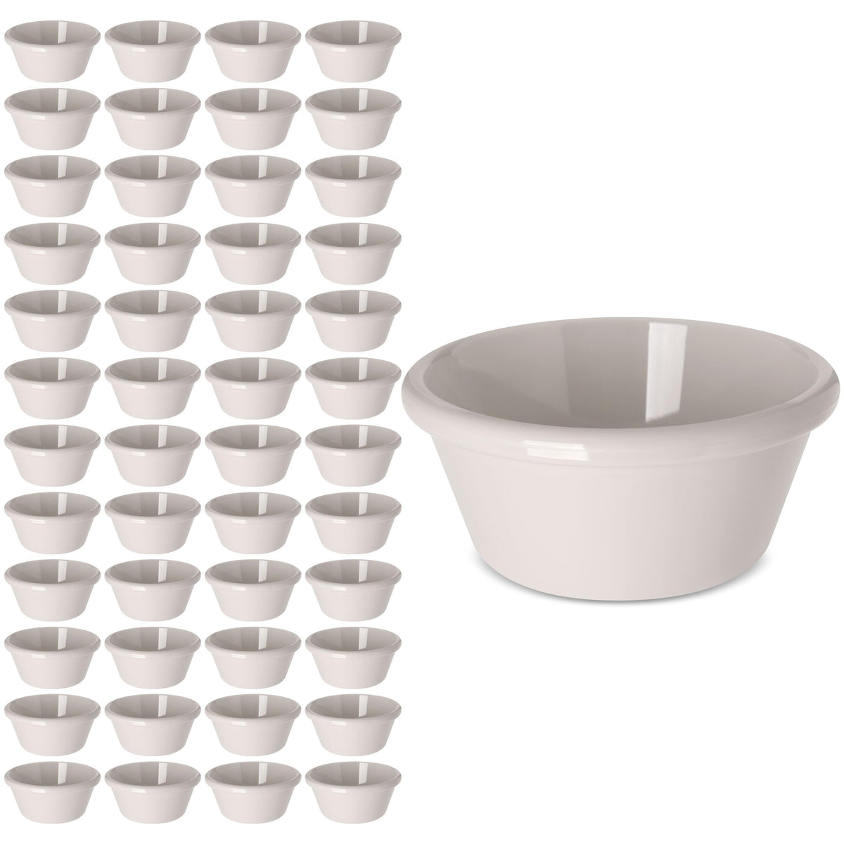 Carlisle FoodService Products Bone / 6 oz / 48 Ramekins