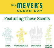 Clean Day All-Purpose Cleaner Spray by Mrs. MEYER'S – 16 Fl Oz (Pack of 12), Pack of 12