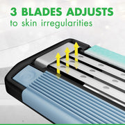 Mach3 Disposable Razors for Men by Gillette – 6 Count (Pack of 1), Black, Model 047400303744