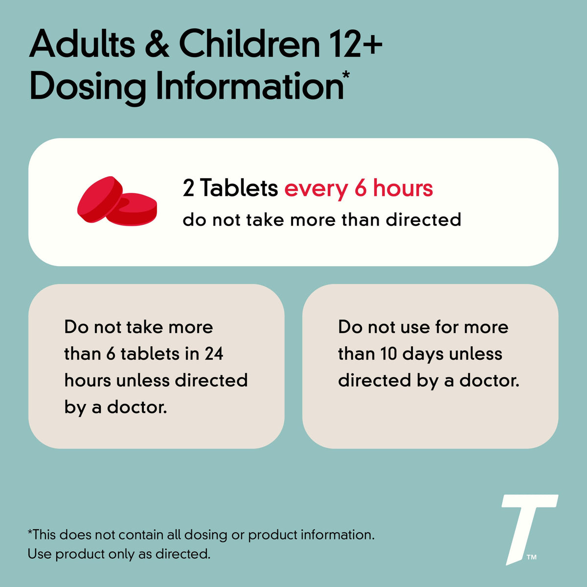 Tylenol 100 Count (Pack of 1) / 1 Acetaminophen