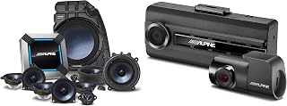 Alpine PSS-TSLA-213 11-Speaker Sound System Upgrade for the 2018-21 Tesla Model 3 with Factory Base Audio & DVR-C310R Dash Cam Bundle