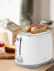 Betty Crocker White / 2-Slice / Modern Retro Toasters