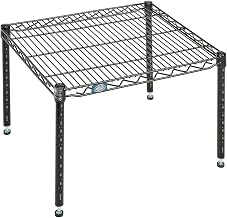 Nexel Black Epoxy Wire Dunnage Rack, 30"W x 21"D x 14"H
