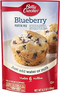 Betty Crocker Blueberry Muffin Mix 6.5 oz (Pack of 10)