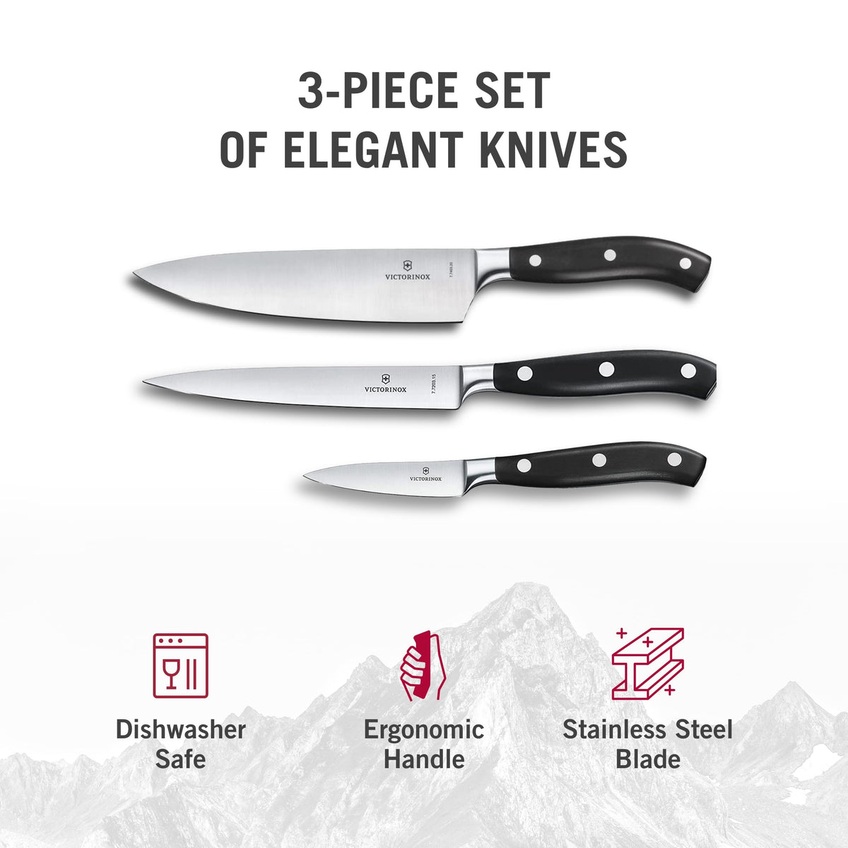 Victorinox 7.9" / grammet / Black Knife Block Sets