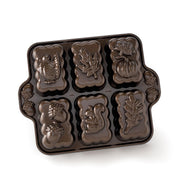 Harvest Mini Loaf Pan by Nordic Ware – 5-Cup, 5.0 cups, Aluminum, Brown, Model 84448