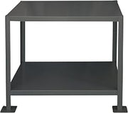 Durham Steel Medium Duty Machine Table, MT244830-2K295, 2 Shelves, 2000 lbs Capacity, 48" Length x 24" Width x 30" Height