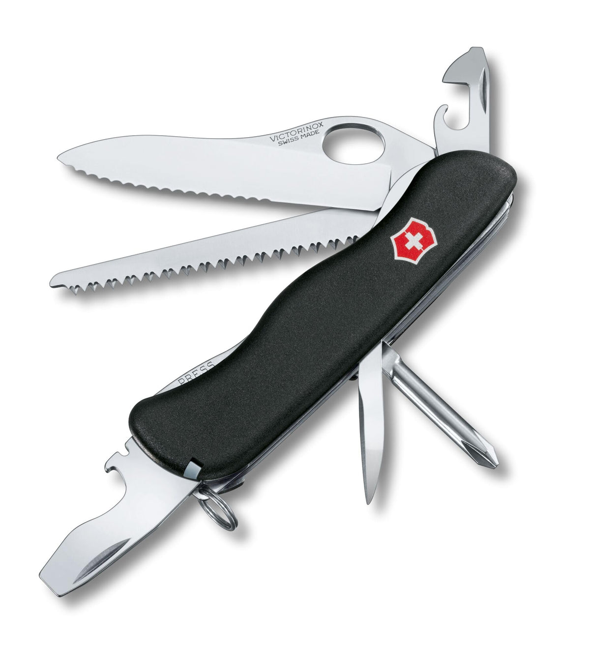 Victorinox Black / One-hand Trekker / 111mm Pocket Knives & Folding Knives