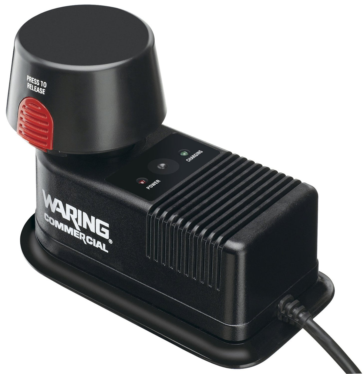 Commercial Quik Stik Xpress Immersion Blender Quick Charging Station by Waring – Plastic, Black/Red, Model WSB25XCS