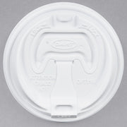 Dart Solo OPT316 White Optima Lid with Reclosable Tab - 1000/Case