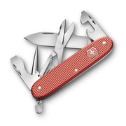Swiss Army Knife Pioneer X Alox Limited Edition by Victorinox – Medium, Aluminum Stainless Steel, Stone Red, Model 0.8231.L25