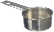 1/4 Cup Stainless Steel Measuring Cup by Tablecraft – 2-Ounce, 0.06 liters, Stainless Steel, Silver, Model 724A