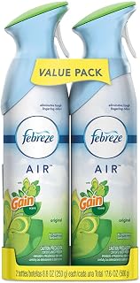 Febreze AIR, Gain Original, 8. 8 oz Aerosol, 2/Pack, 6 Pack/Carton
